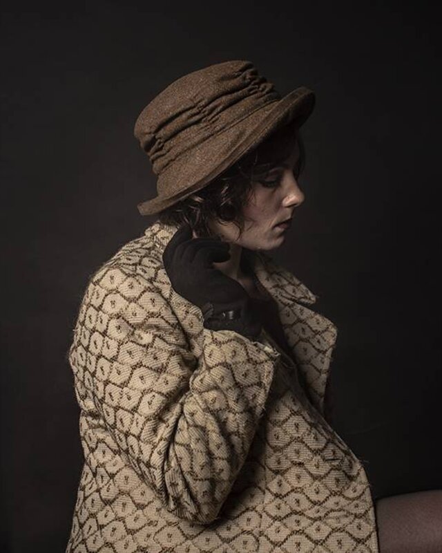 Audrey bruin tweed