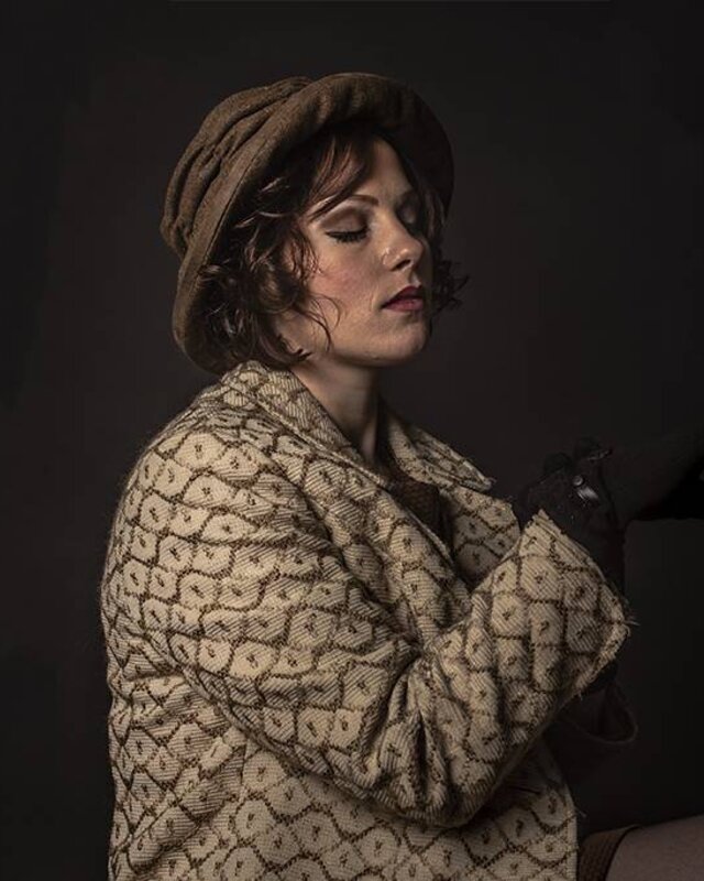 Audrey bruin tweed