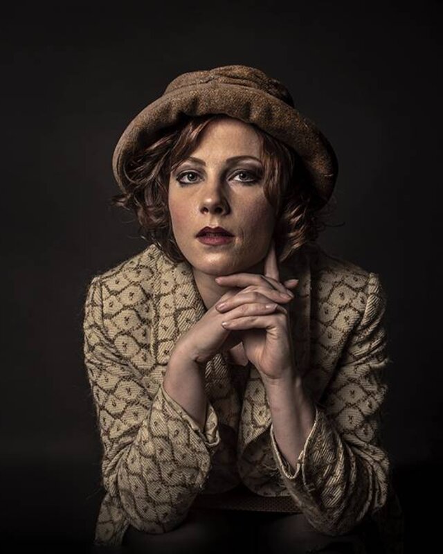 Audrey bruin tweed
