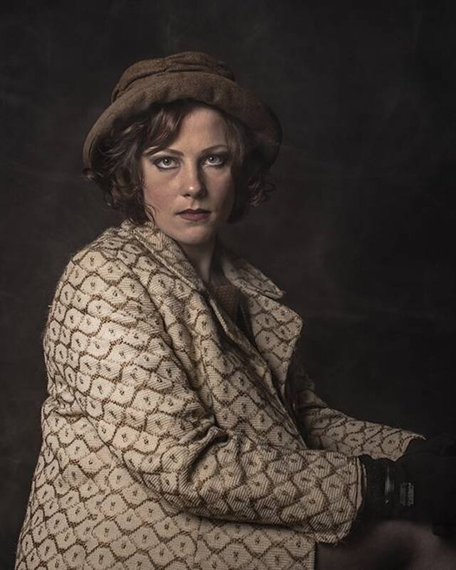 Audrey brown tweed