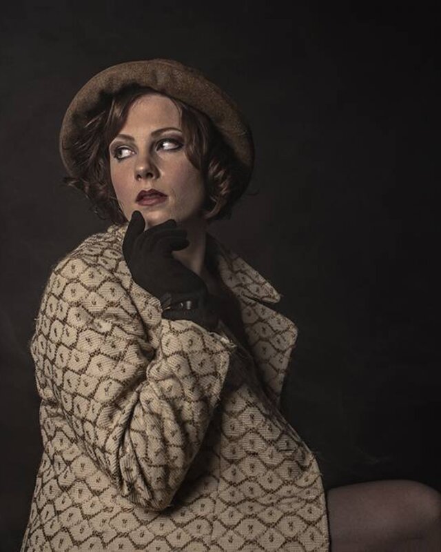 Audrey brown tweed
