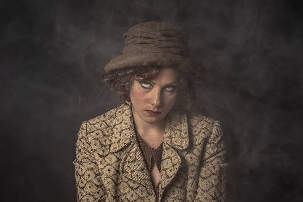 Tweed marrón de Auderey