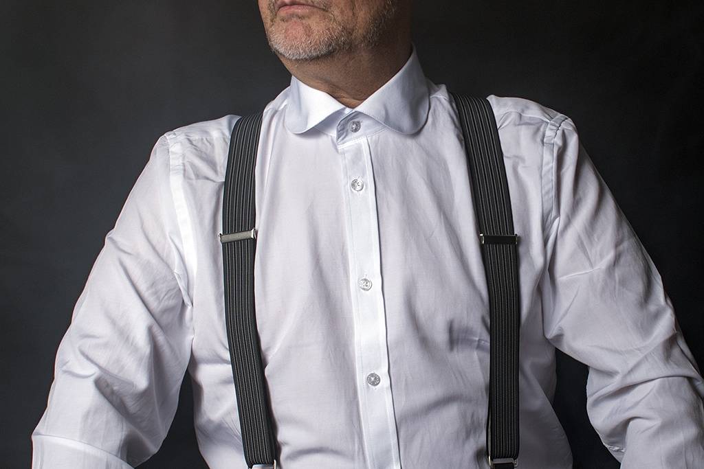 Wit Overhemd Ronde Kraag | Peaky Blinders