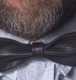 Leather bow tie  Arthur dark-brown