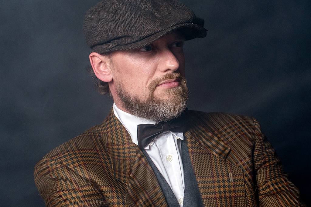 Leren Vlinderdas Arthur Donkerbruin | Peaky Blinders