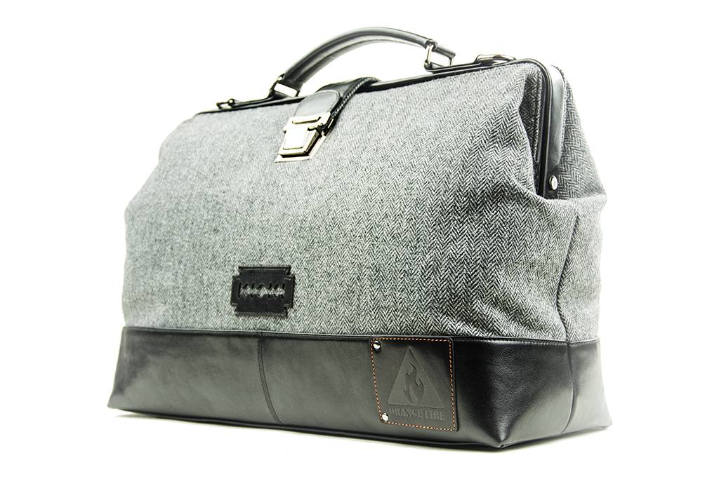 The Gypsy - Bolsa de lona de tweed - Gris/Negro