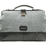 The Gypsy - Bolsa de lona de tweed - Gris/Negro