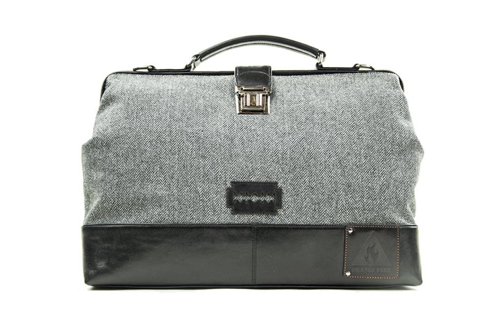 harris tweed duffle bag