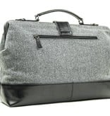 The Gypsy - Tweed Duffle Bag - Grey/Black