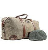 Birmingham - Bolsa de lona de tweed - Marrón
