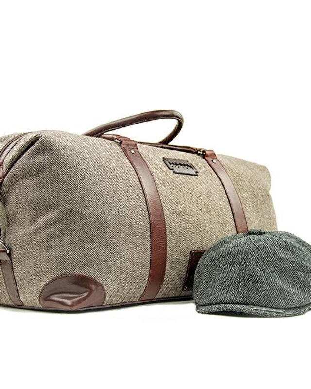 Birmingham - Tweed Duffle Bag - Brown