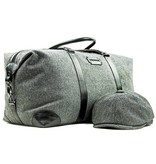 Small Heath - Bolsa de lona de tweed - Gris/Negro