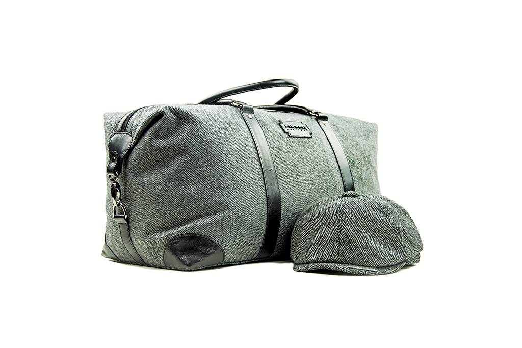 Small Heath - Bolsa de lona de tweed - Gris/Negro