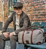 Birmingham - Bolsa de lona de tweed - Marrón