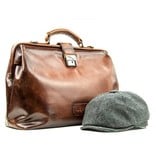 The Scumbag - Italian Leather Briefcase - Brown