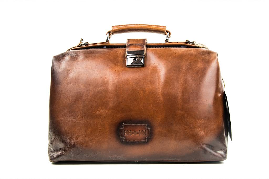 The Scumbag - Italian Leather Briefcase - Brown