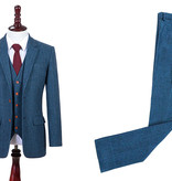 Costume 3 pièces en tweed Blue Estate Herringbone