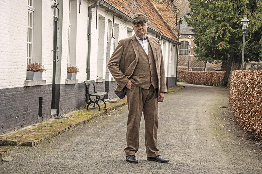 3-piece tweed suit  Traditional Brown Estate Herringbone