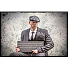Men's tailored suit | 3-piece suit | dark grey herringbone | Thomas Shelby | Peaky Blinders