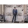 Costume sur mesure pour homme | costume 3 pièces | chevrons gris foncé | Thomas Shelby | Peaky Blinders
