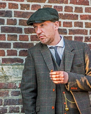 Tweed Suit Green Tattersall
