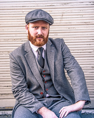 Tweed Suit Grey Twill