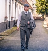 Men's tailored suit | 3-piece suit | grey twill | Arthur Shelby | peaky blinders