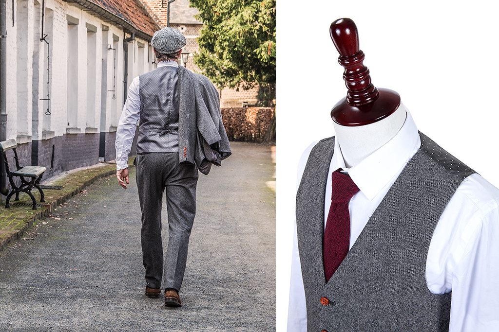 3-piece tweed suit Classic Grey Barleycorn