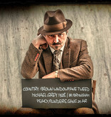 Men's tailored suit | 3-piece suit | brown Windowpane tweed | Michael Gray | Peaky Blinders