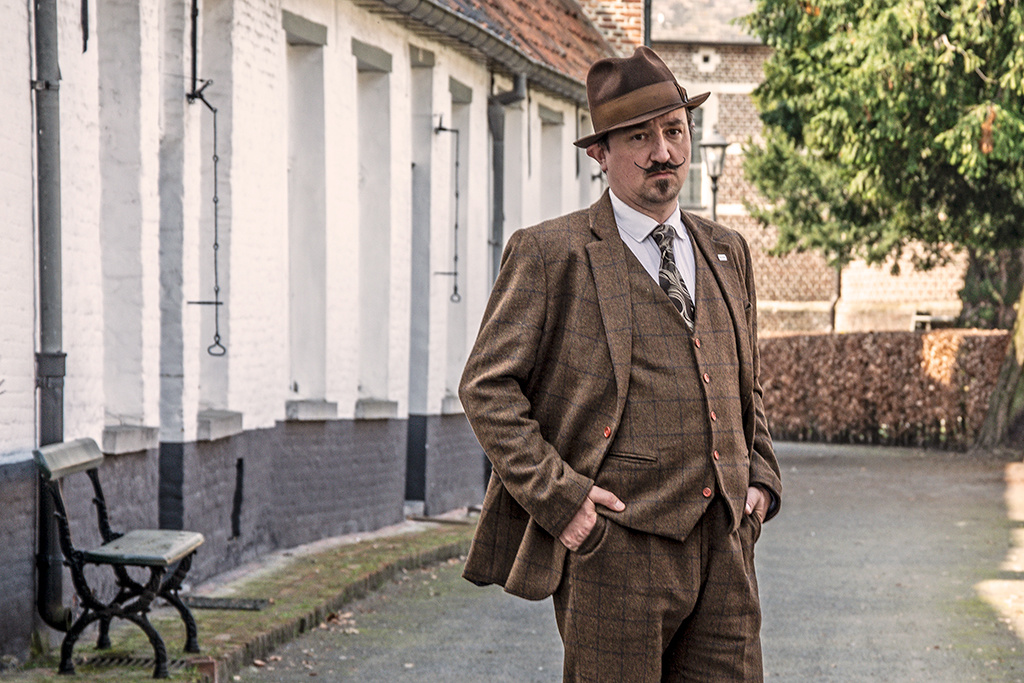 Costume sur mesure pour homme | costume 3 pièces | tweed Windowpane marron | Michael Gray | Peaky Blinders