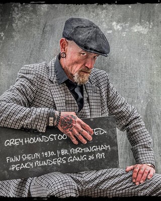 Tweed Suit Grey Houndstooth