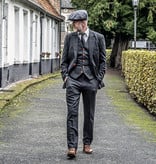 Men's tailored suit | 3-piece suit | classic black speckled | Thomas Shelby | Peaky Blinders