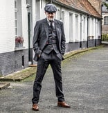 Men's tailored suit | 3-piece suit | classic black speckled | Thomas Shelby | Peaky Blinders