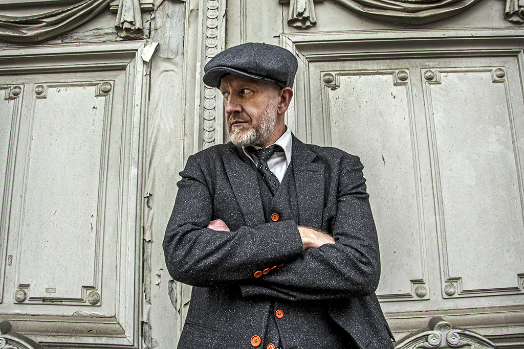 Costume sur mesure pour homme | costume 3 pièces | classique noir moucheté | Thomas Shelby | Peaky Blinders