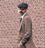 3-delig tweed pak Bruin & Beige Prince of Wales