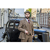 Costume sur mesure pour homme | costume 3 pièces | chevron marron | Danny Whizz-Bang | Peaky Blinders