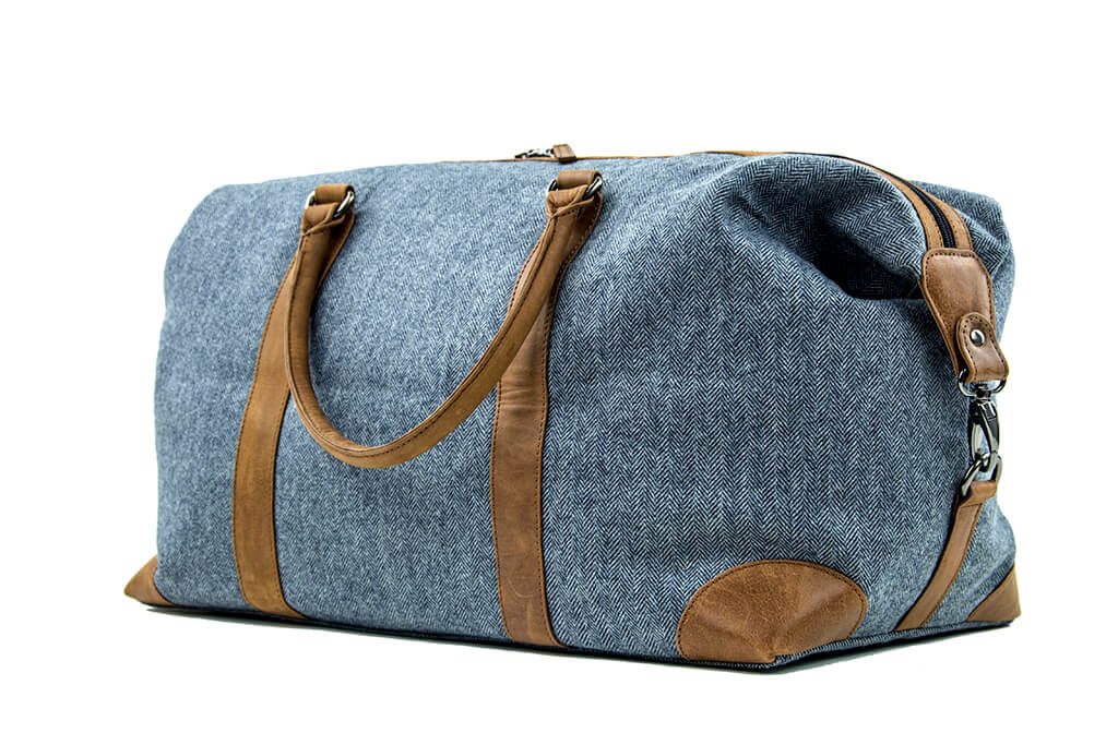 Camden Town - Tweed Seesack - Blau/Beige