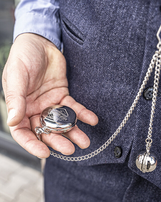 Taschenuhr silber