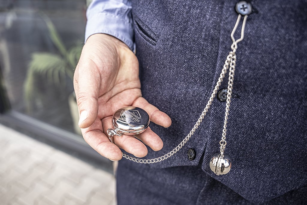 Pocket watch silver