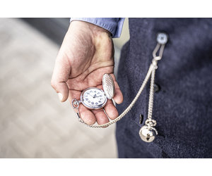 Zakhorloge zilver sale