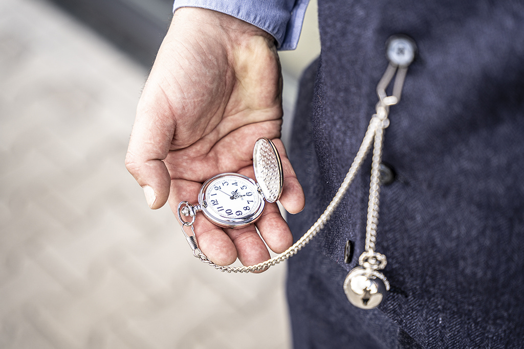 Pocket watch silver