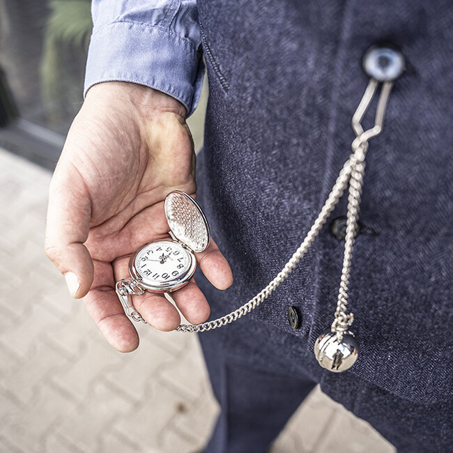 Reloj de bolsillo de plata