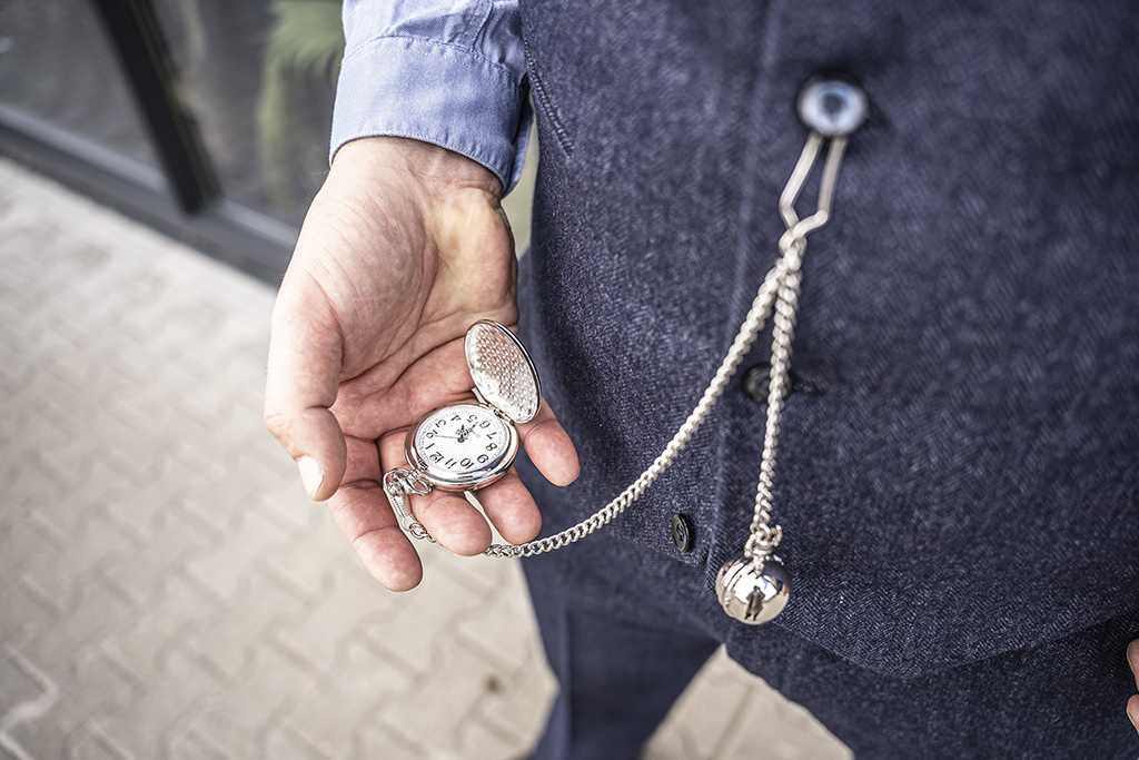 Pocket watch silver