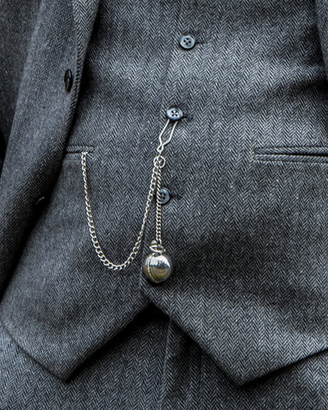 Taschenuhr silber