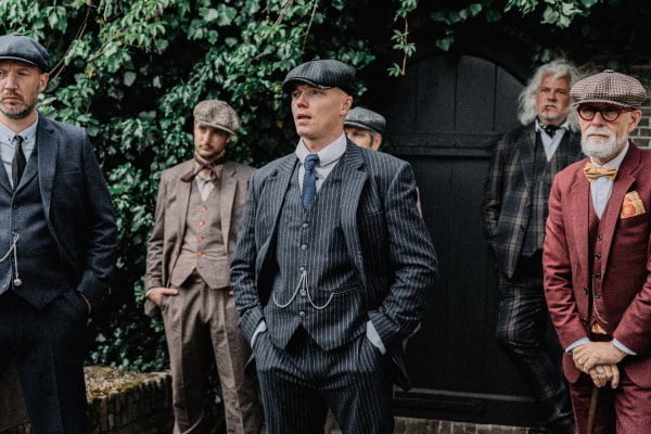 Los trajes de Peaky Blinders están hechos a medida.