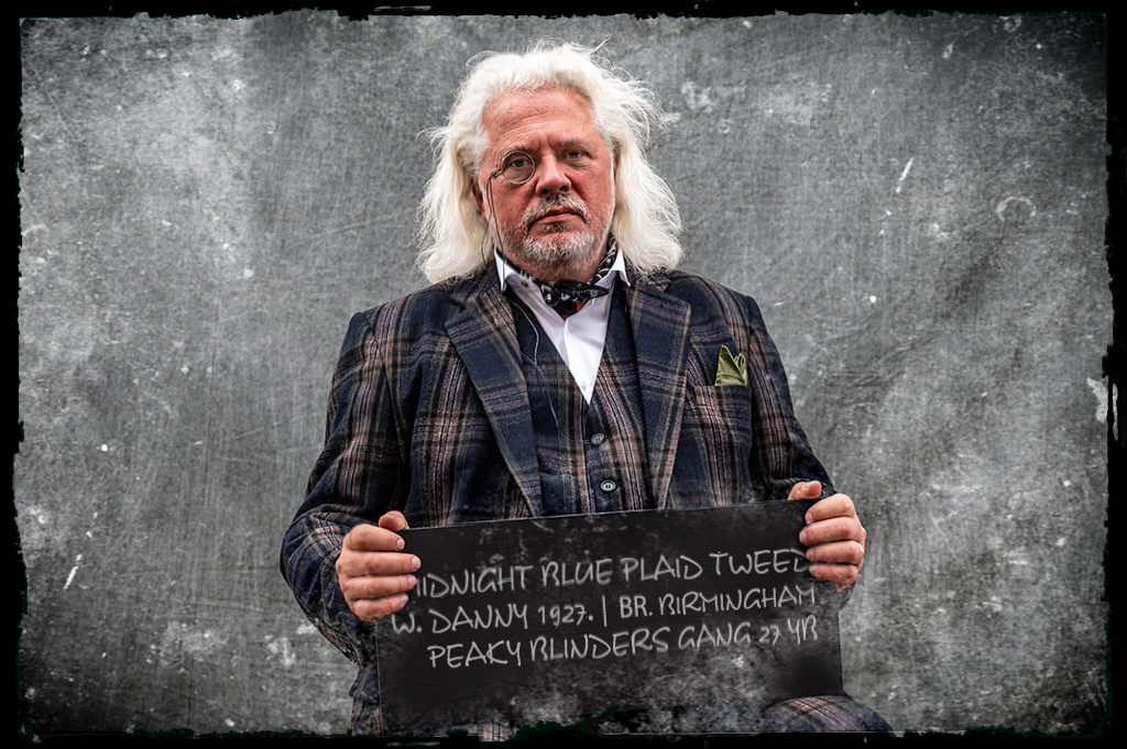 Maatpak Voor Heren | 3-delig Pak | Middernacht Blauw Plaid | Danny Whizz-Bang | Peaky Blinders | Peaky Blinders