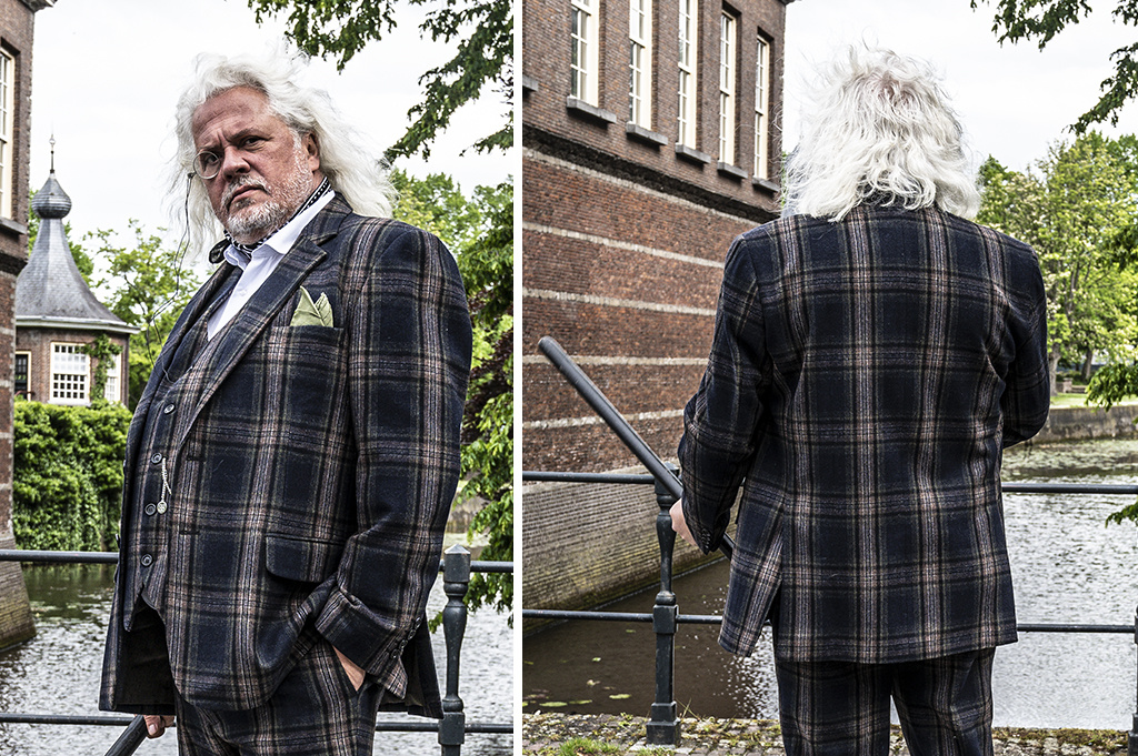 Costume sur mesure pour homme | costume 3 pièces | bleu nuit à carreaux | Danny Whizz-Bang | Peaky Blinders