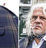 Traje sastre hombre | Traje 3 piezas | A cuadros azul noche | Danny Whizz-Bang | Peaky Blinders