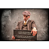 Maatpak voor heren | 3-delig pak | bruin gestreept Tweed | Luca Changretta | Peaky Blinders