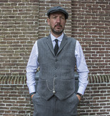 3-piece Premium tweed suit Grey